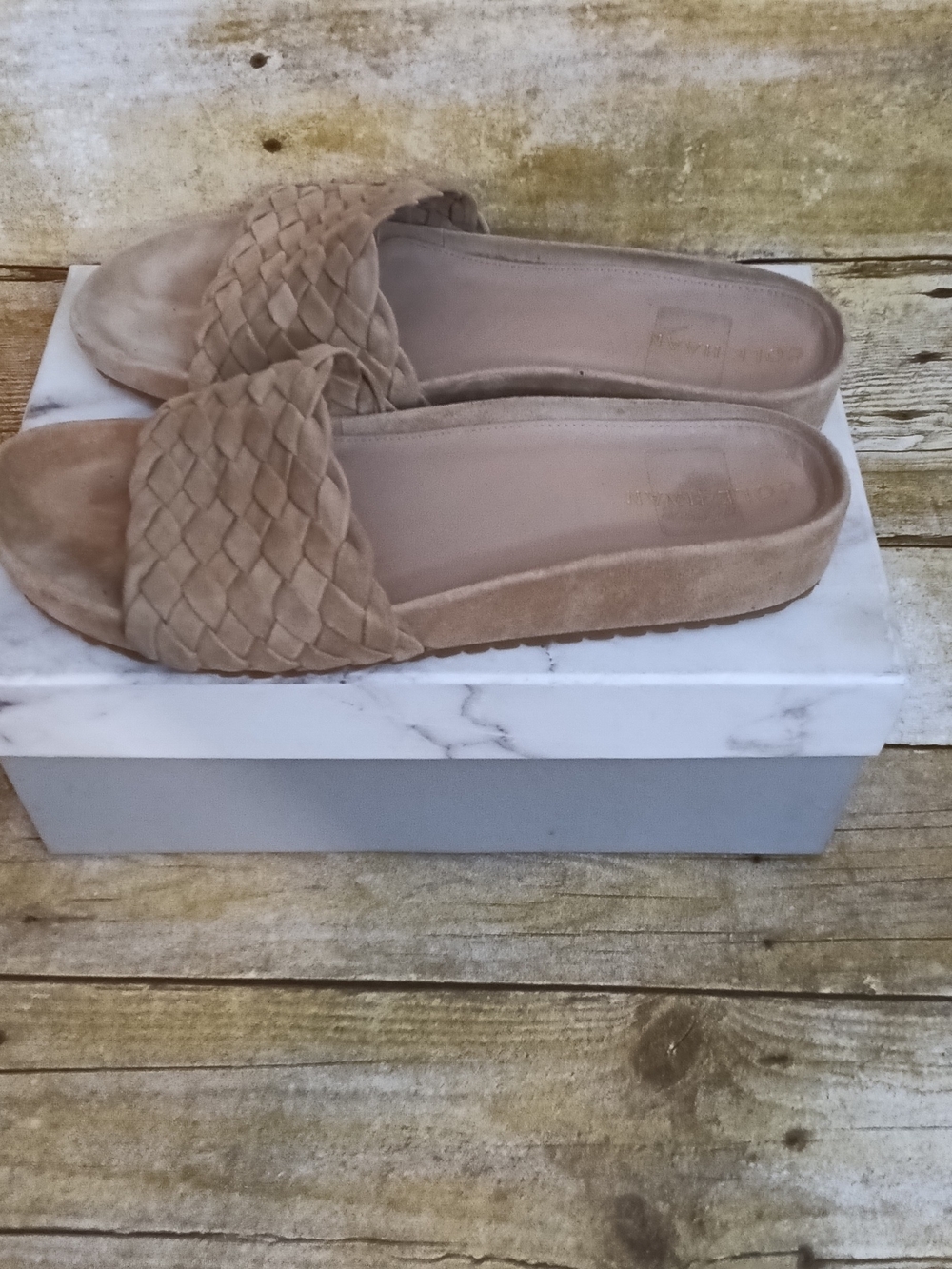 Cole Haan Woven Slide Sandals - Picture 5 of 5